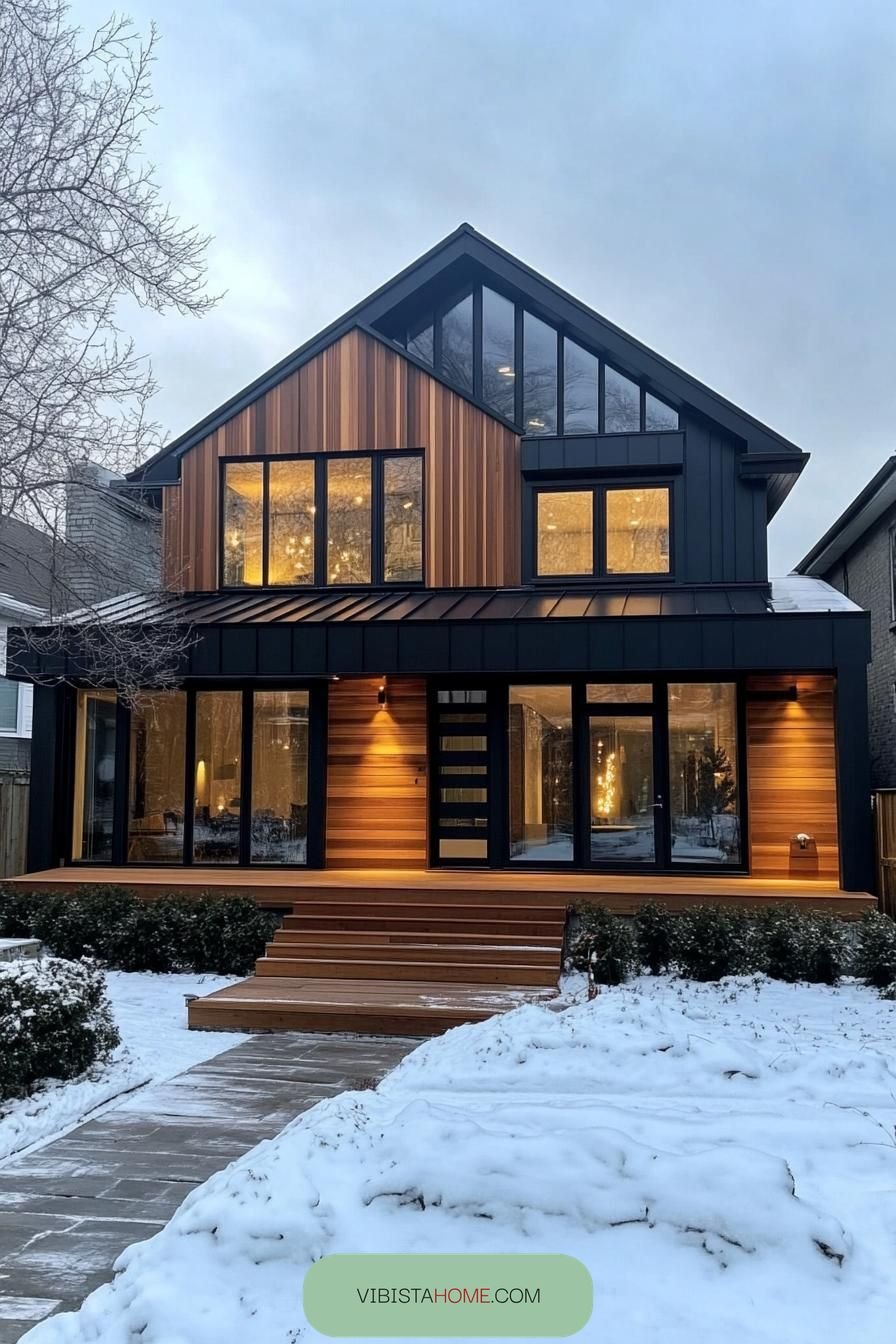 13) Scandinavian Wonder in Warm Modern Design
