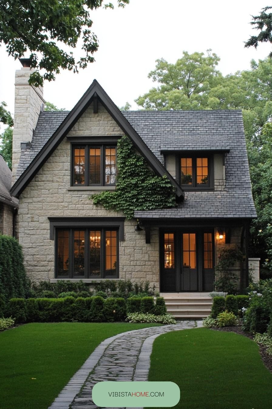 Cozy Path to a Stone Nook