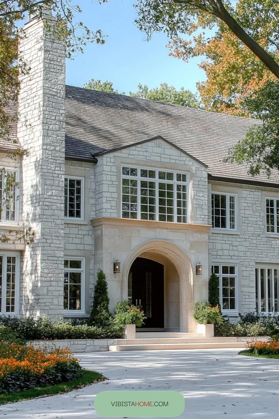 Grand Entrance Stone Embrace