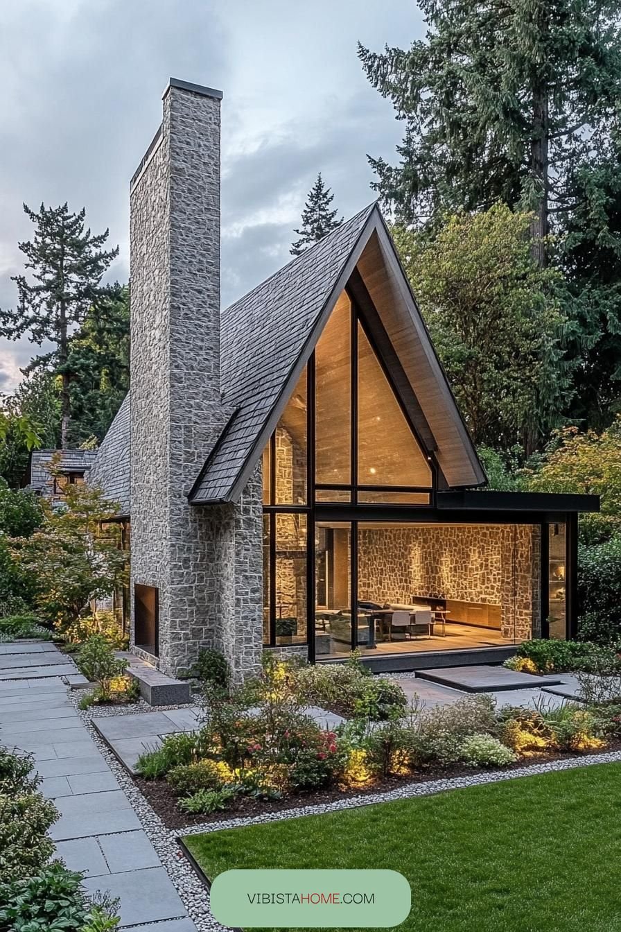 Gigantic Gable Stone Fantasy Cottage