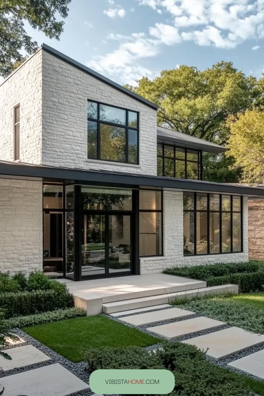 Sky-High Windows Modern Stone Marvel