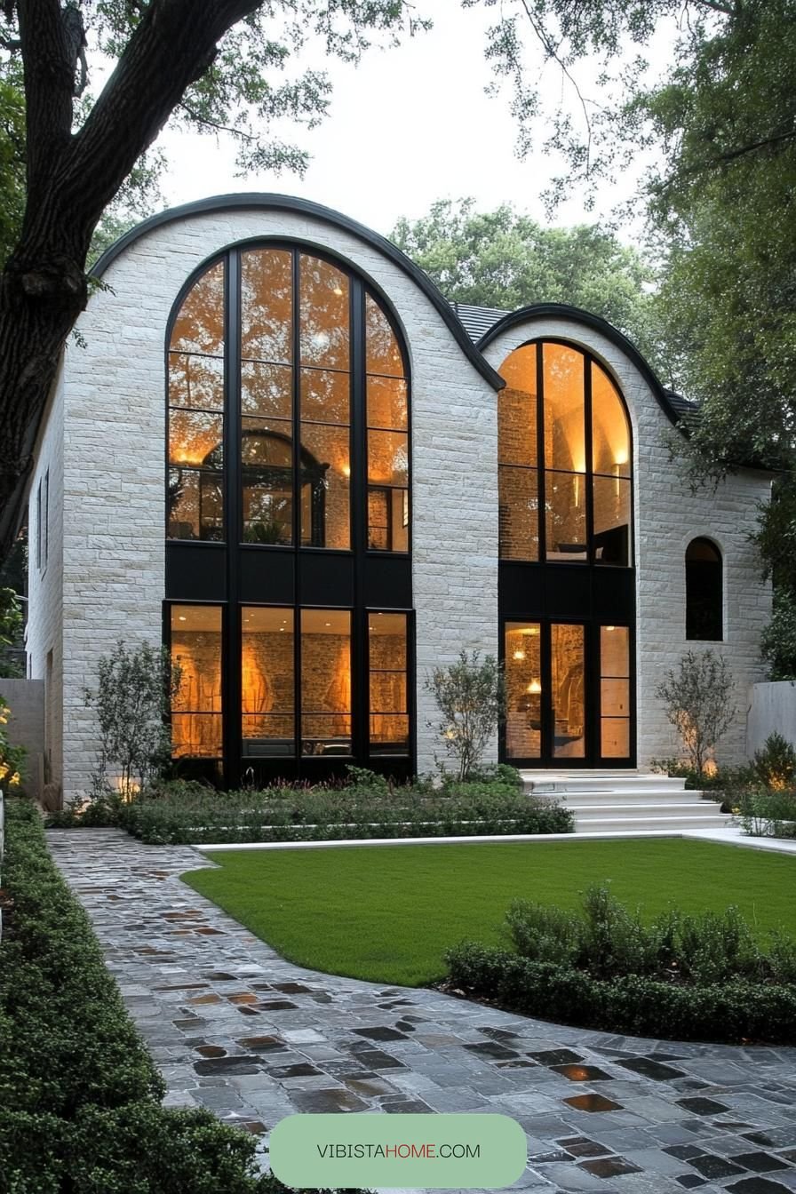 Glowing Grandeur Curvy Stone Masterpiece