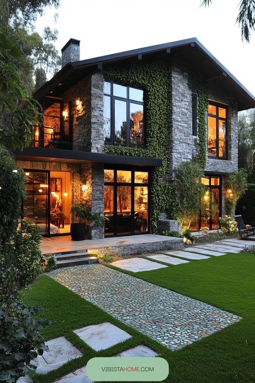 Vine-Covered Flair Stone Getaway