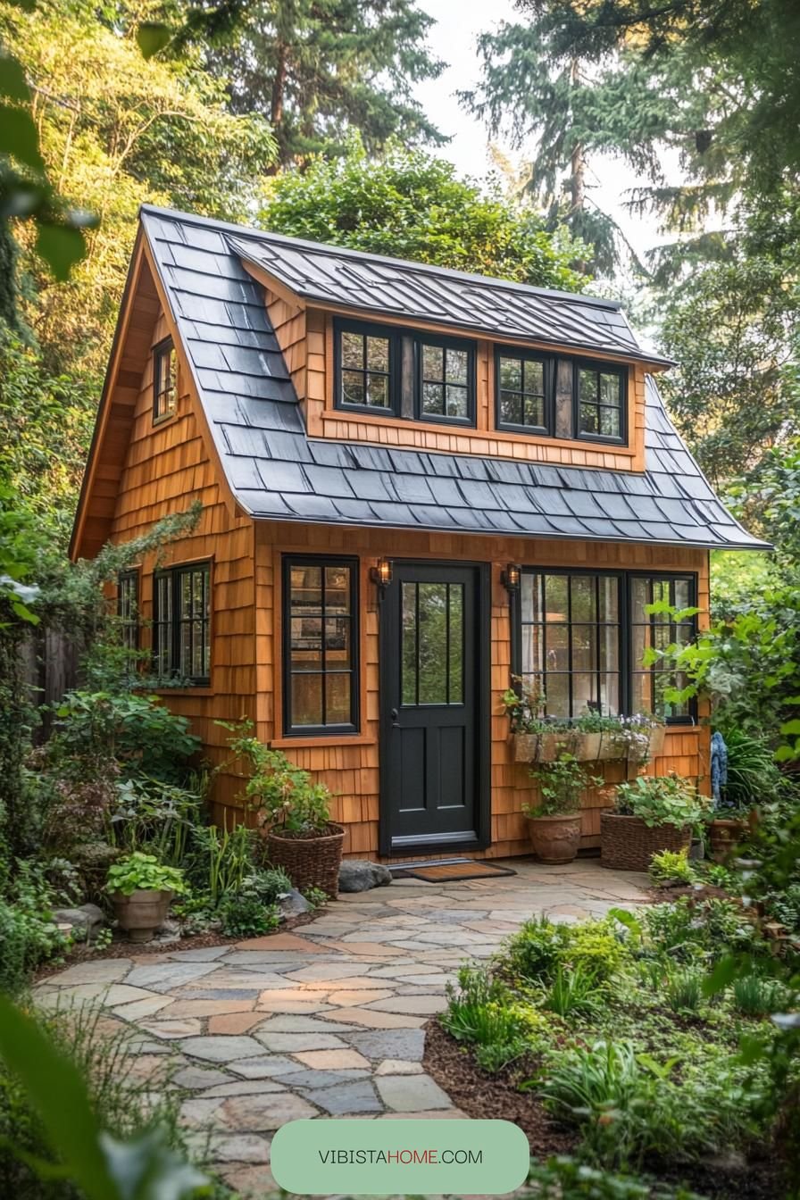 Cedar Chateau Among the Woods