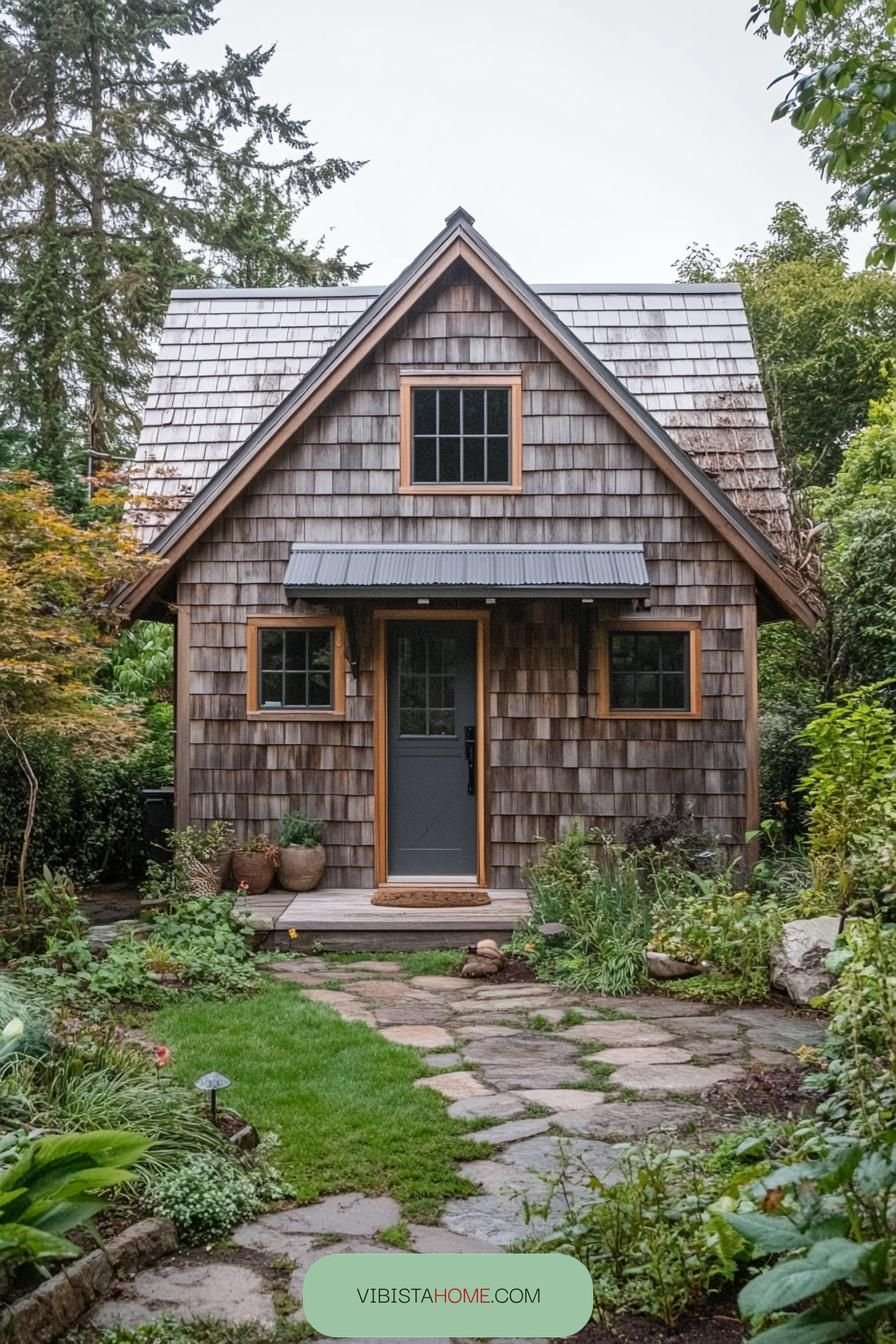 Shingle Cottage Delight in the Woods
