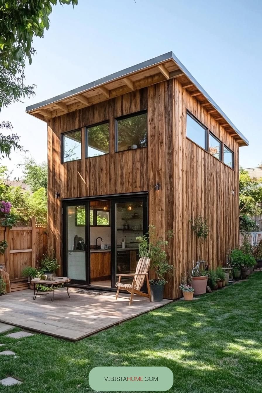 Rustic Garden Getaway on Two Floors