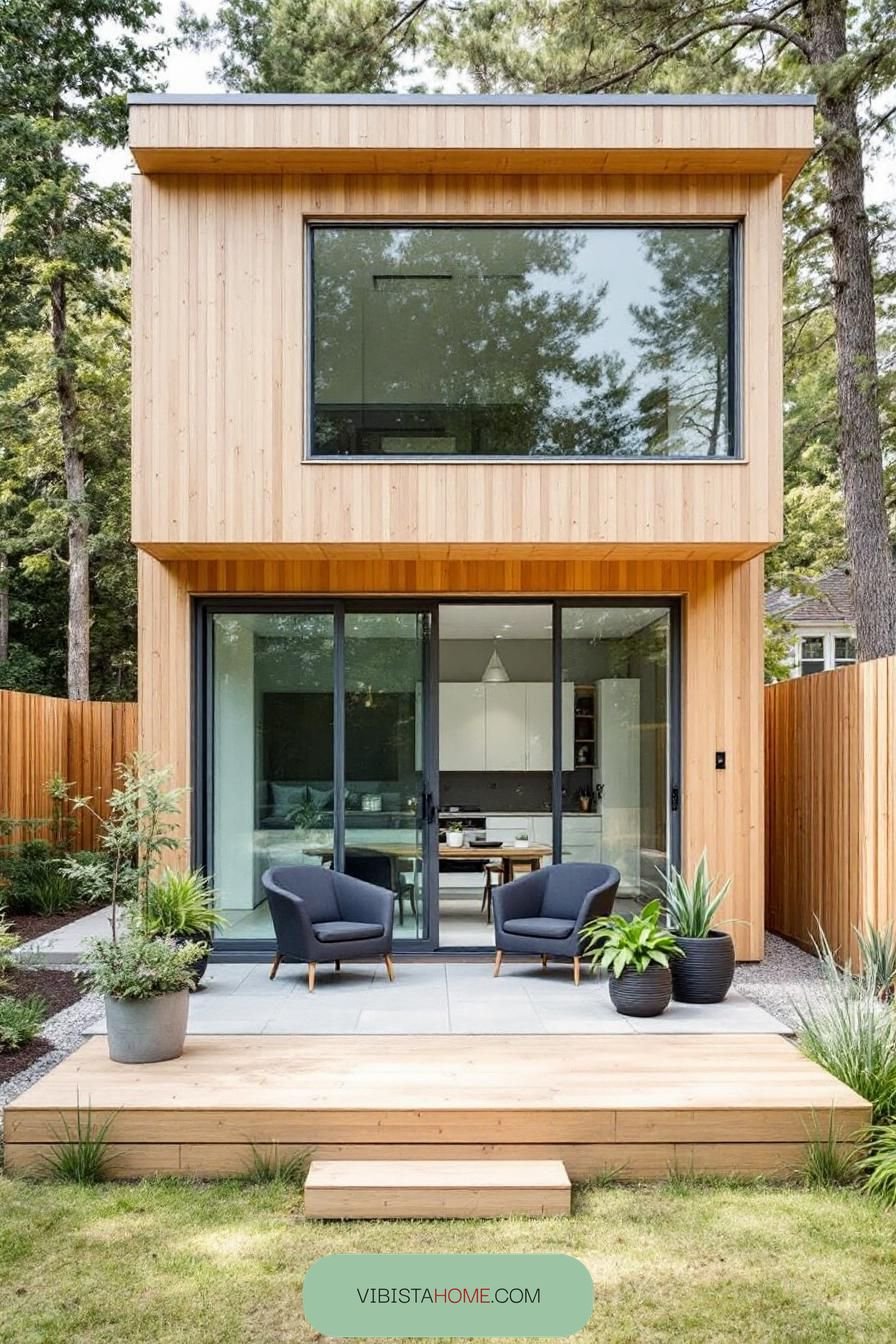 Timber Tranquility on Two Levels