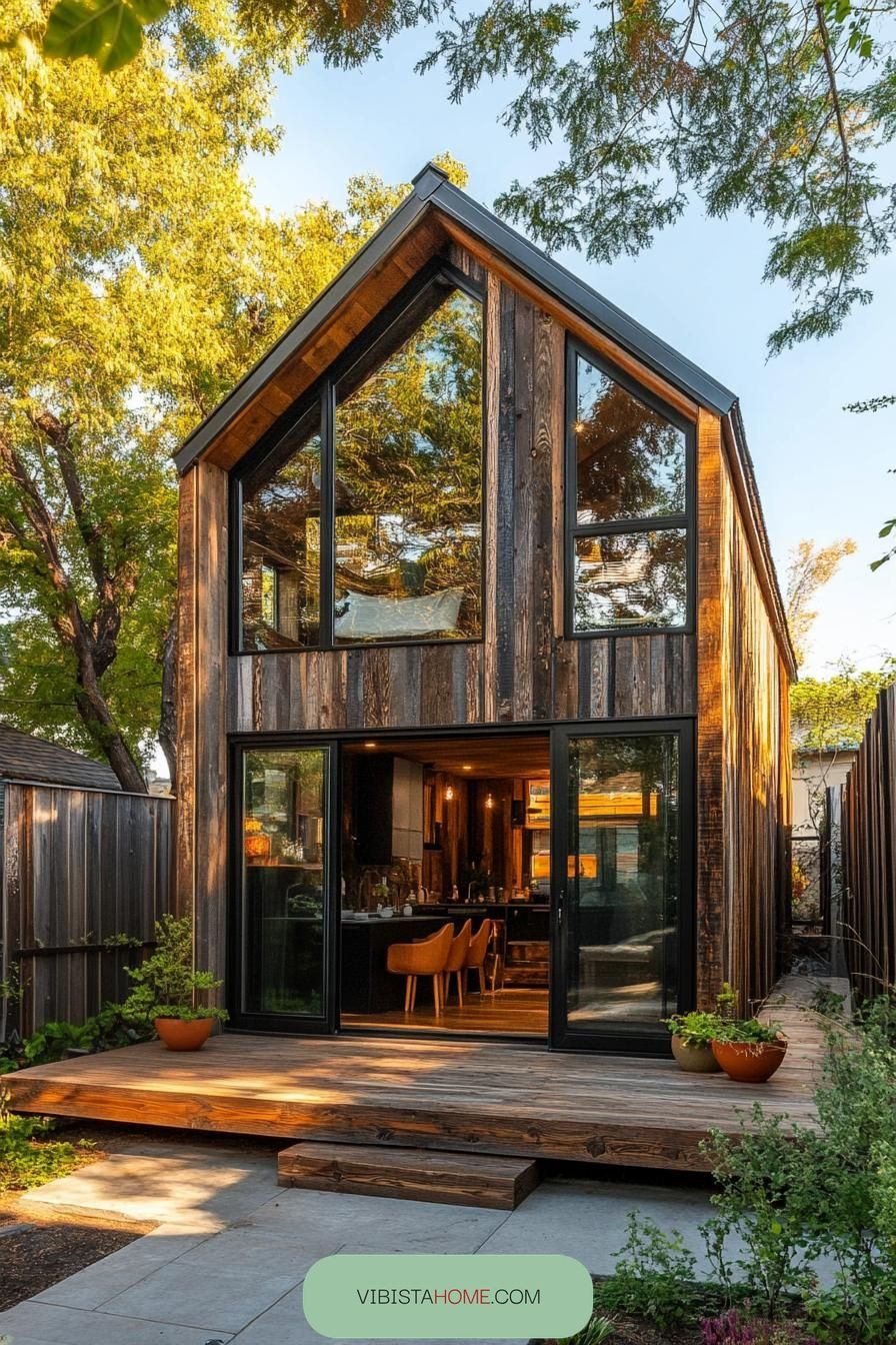 Two-Story Shed House Retreat Charm