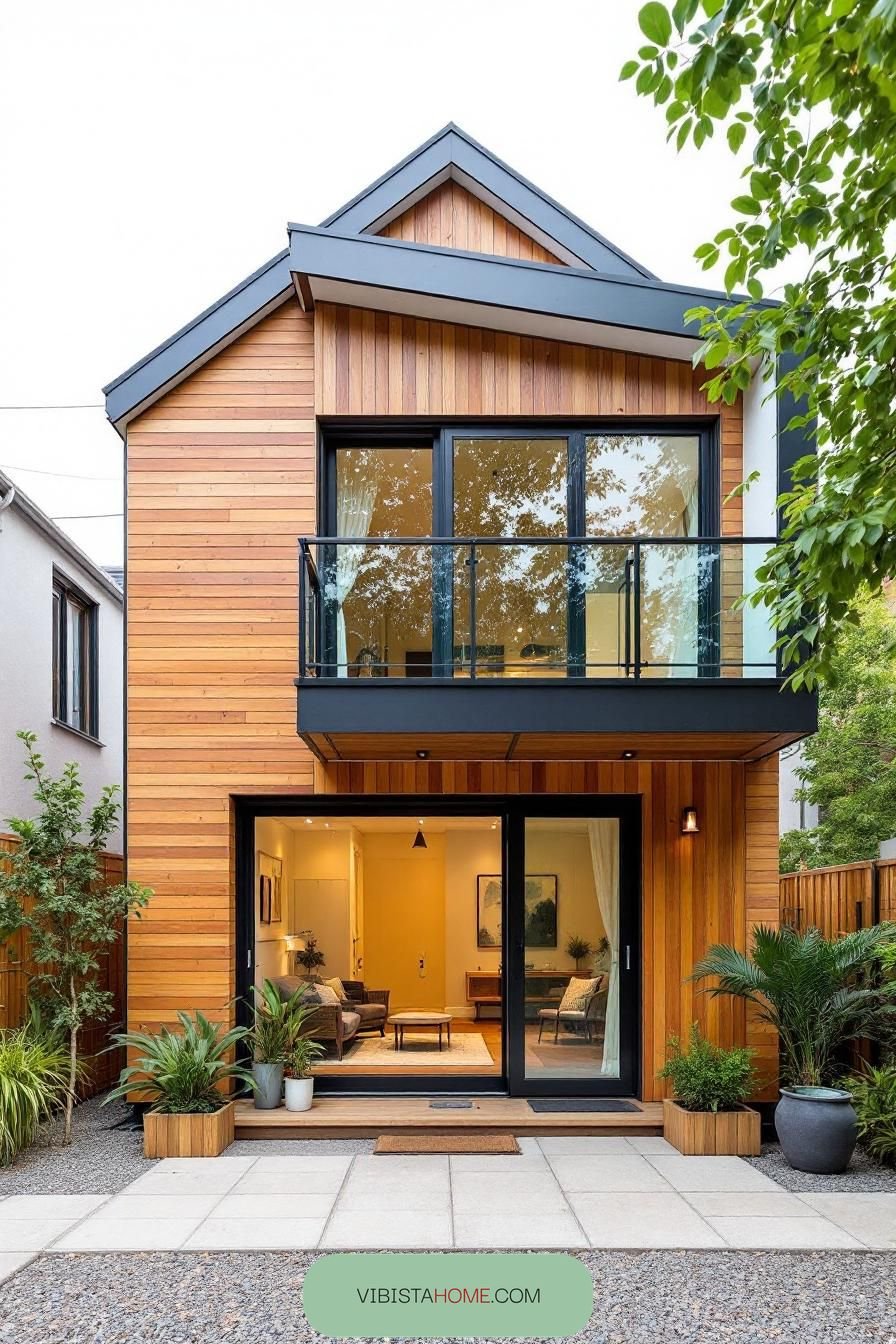 Glassy Balcony on a Cedar Hideout