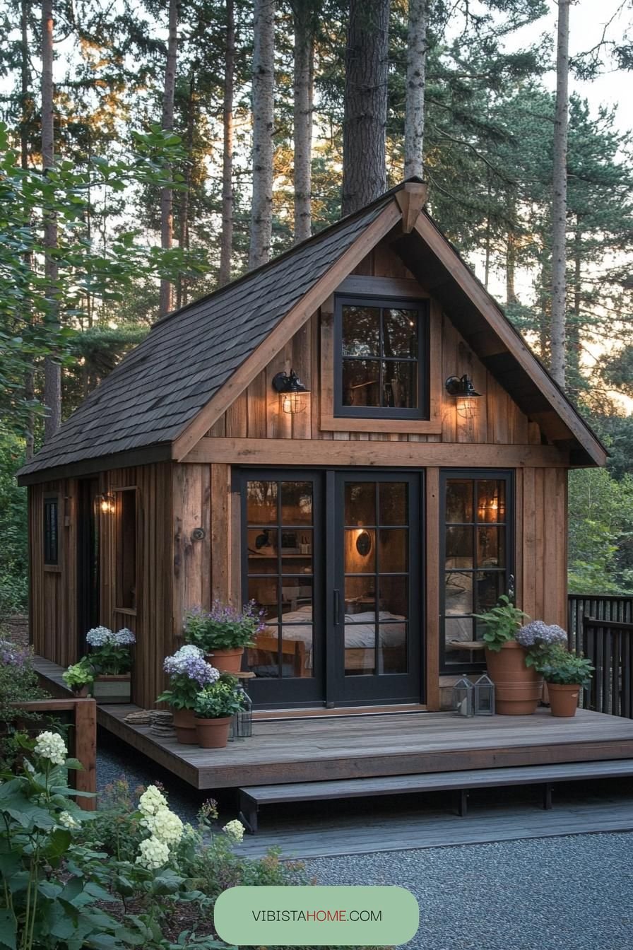 Lofted Timber Delight in Nature's Nest