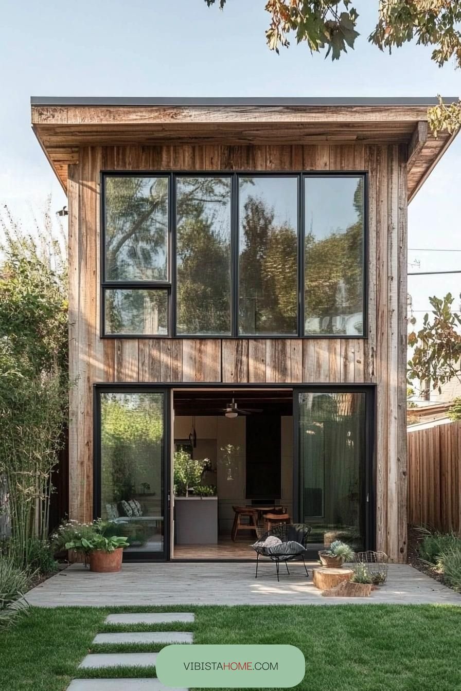 Windowed Delight with Rustic Warmth