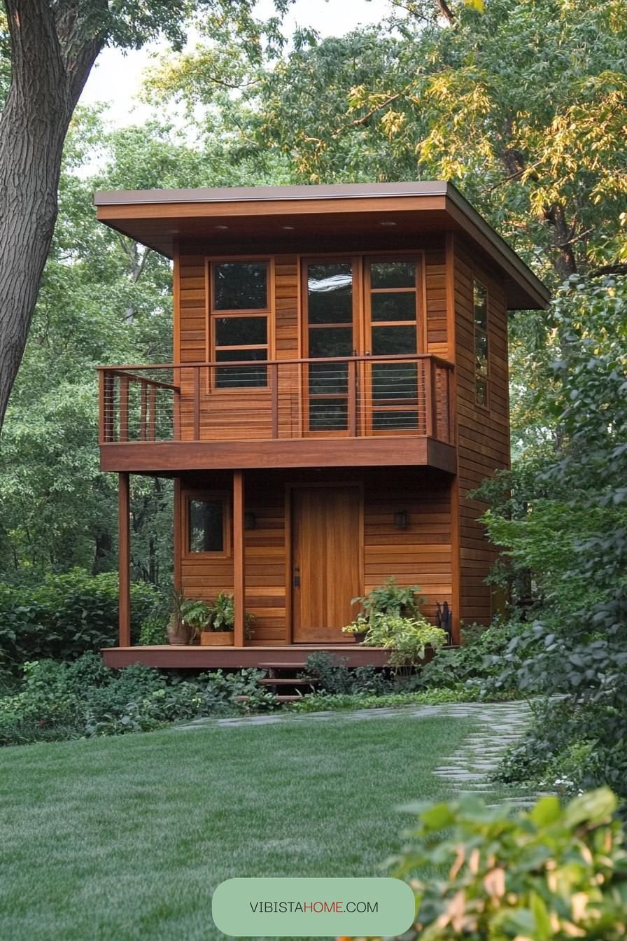 Treehouse Surprise Clad in Cedar
