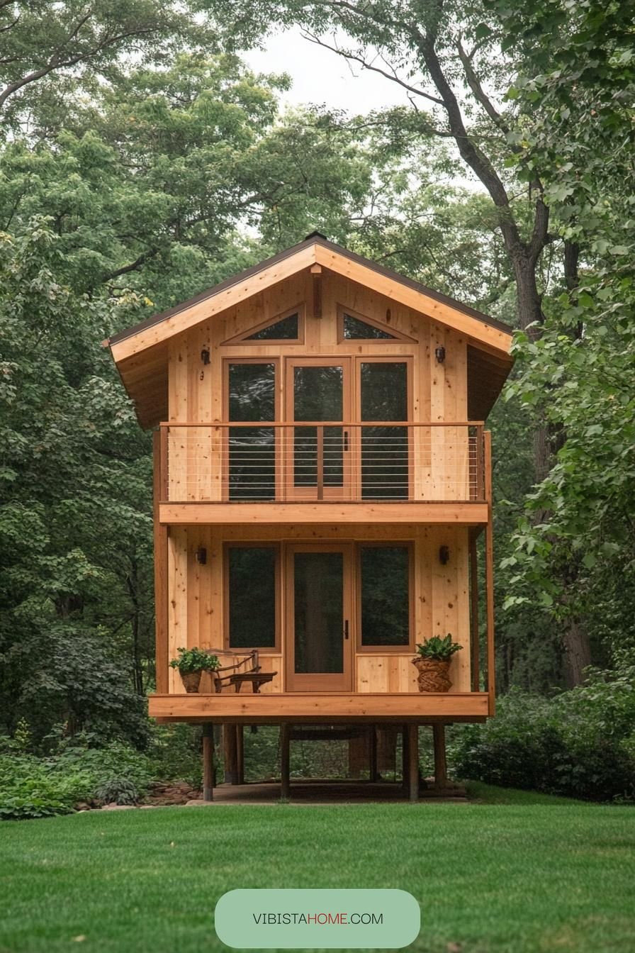 Timber Paradise on Two Floors