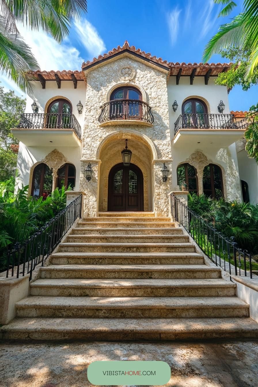 Mansion with an Exquisite Stone Facade