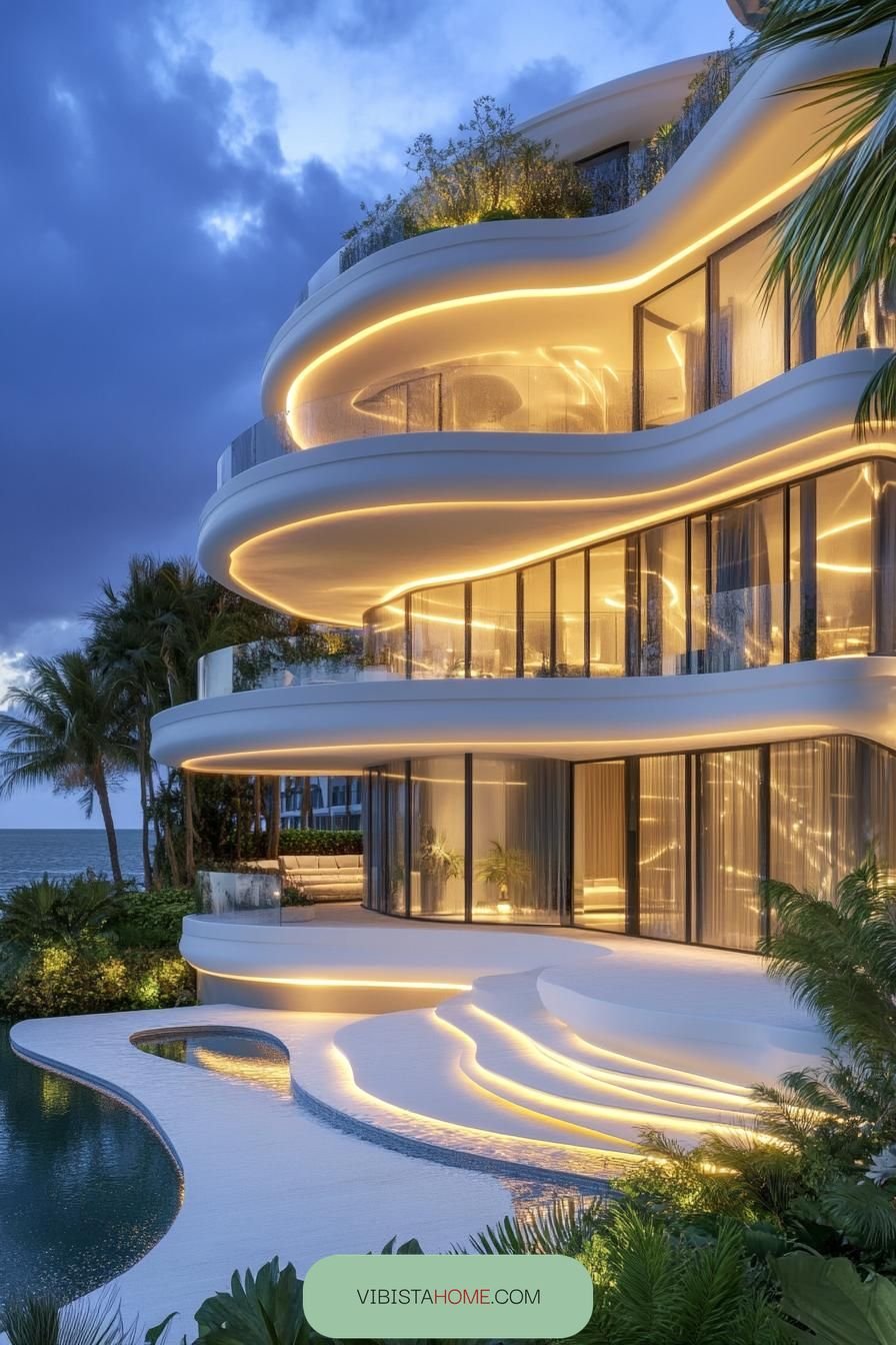 Luminescent Luxury in Curves