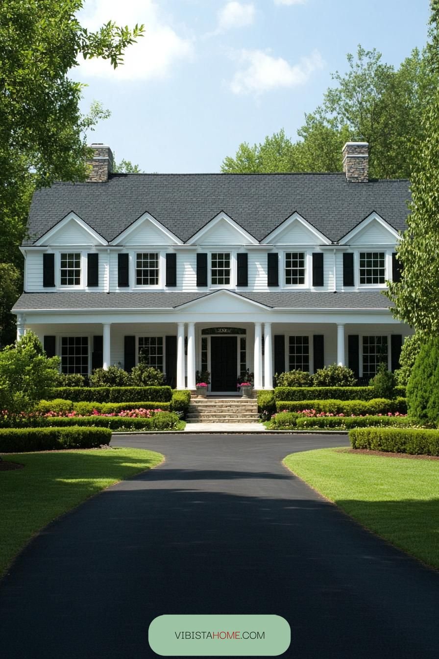 Verdant Bliss Around Colonial Charm