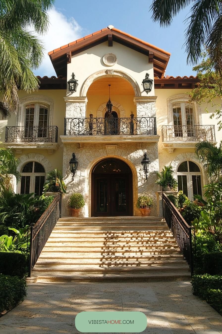 Stone Accents in Sunlit Splendor