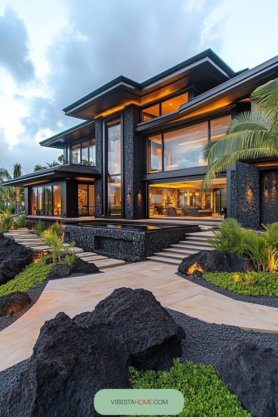 Lush Surroundings for Lava Luxe