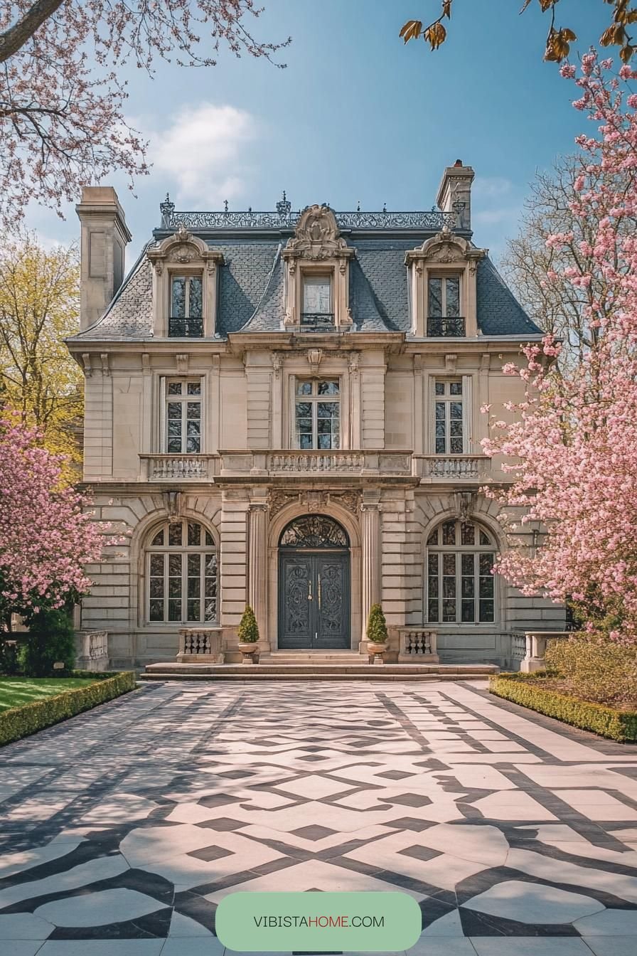 Blossoming Beauty and Timeless Tranquility