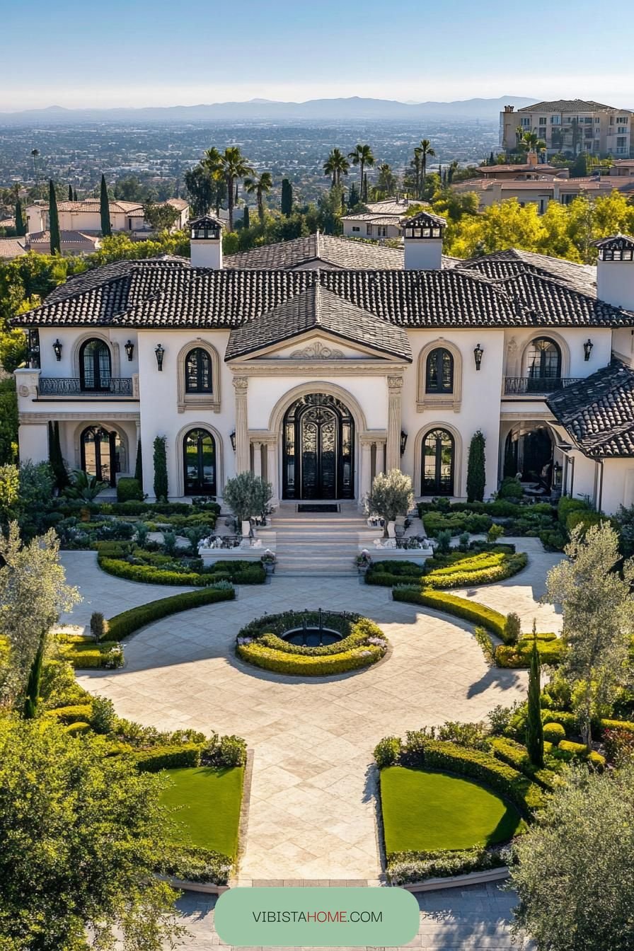 Palatial Paradise Around a Courtyard