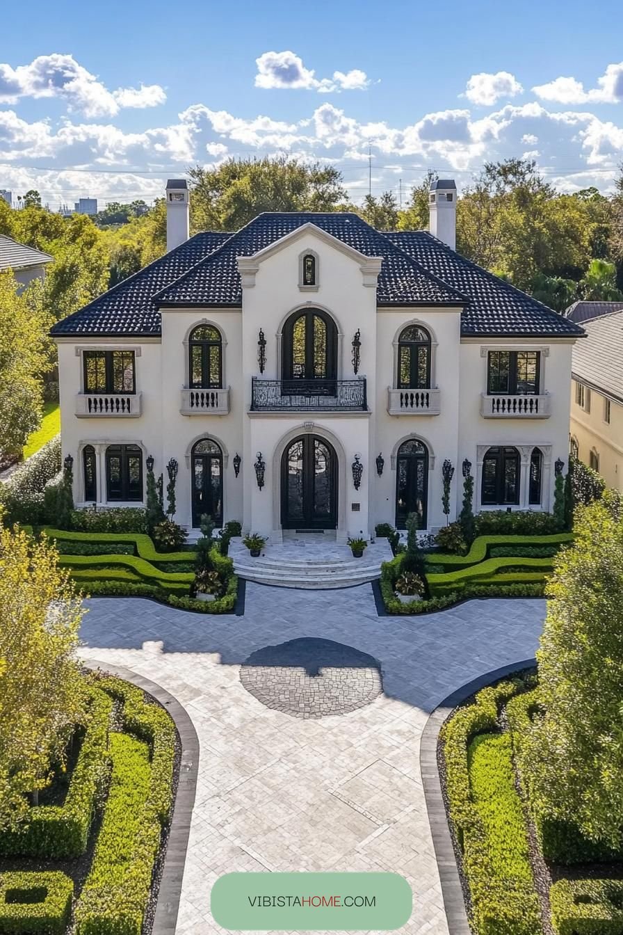 Romanesque Revival in a Cozy Corner