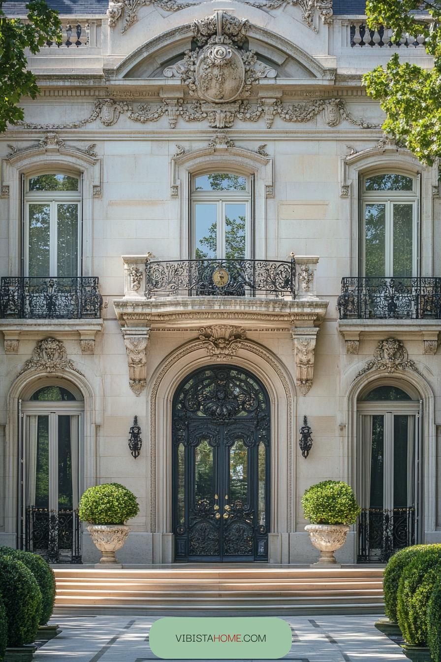 Regal Artistry at a Lavish Entry