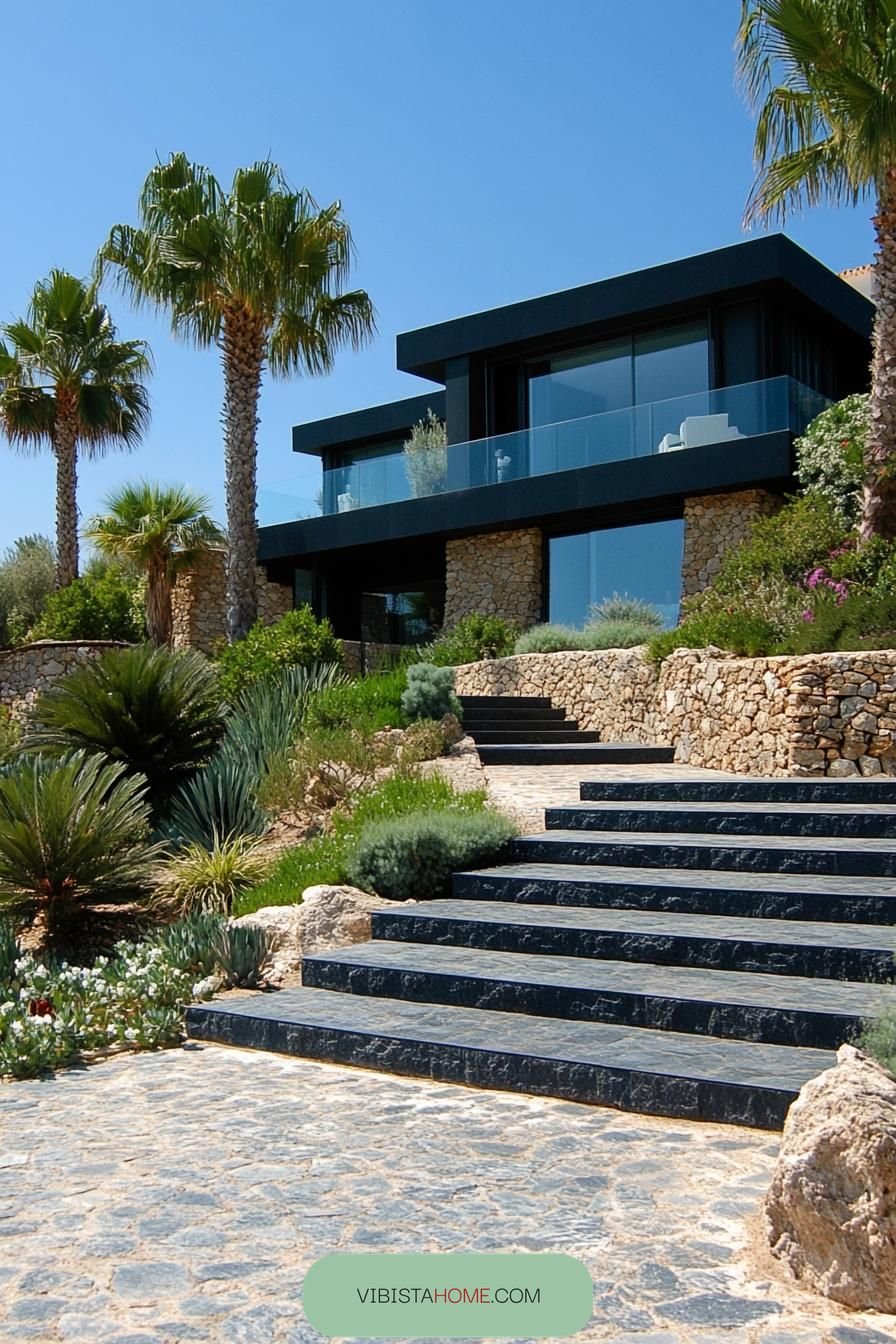 Stone Steps to a Dreamy Dwelling