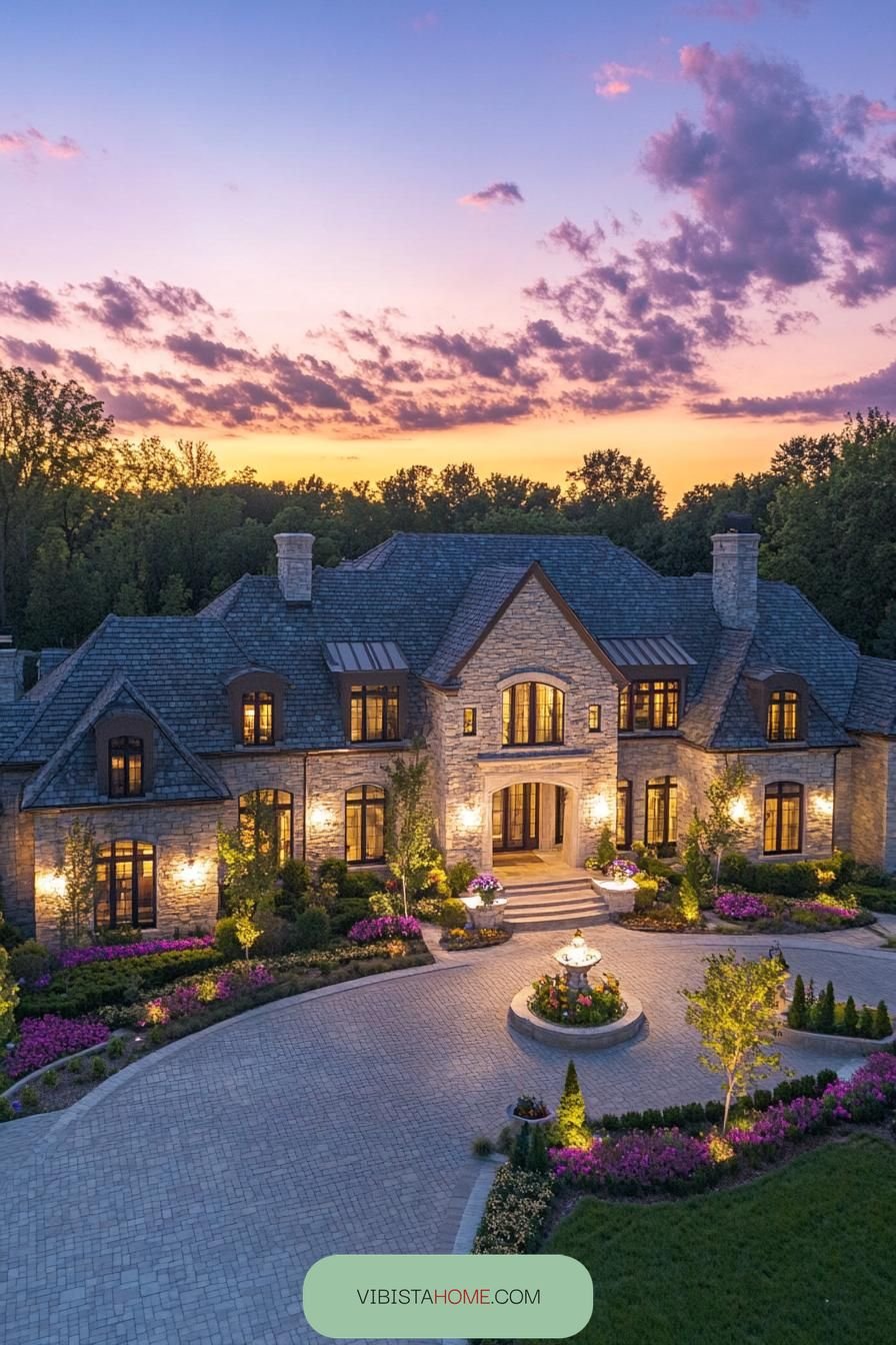 Dusk Delight at a Dreamy Domicile