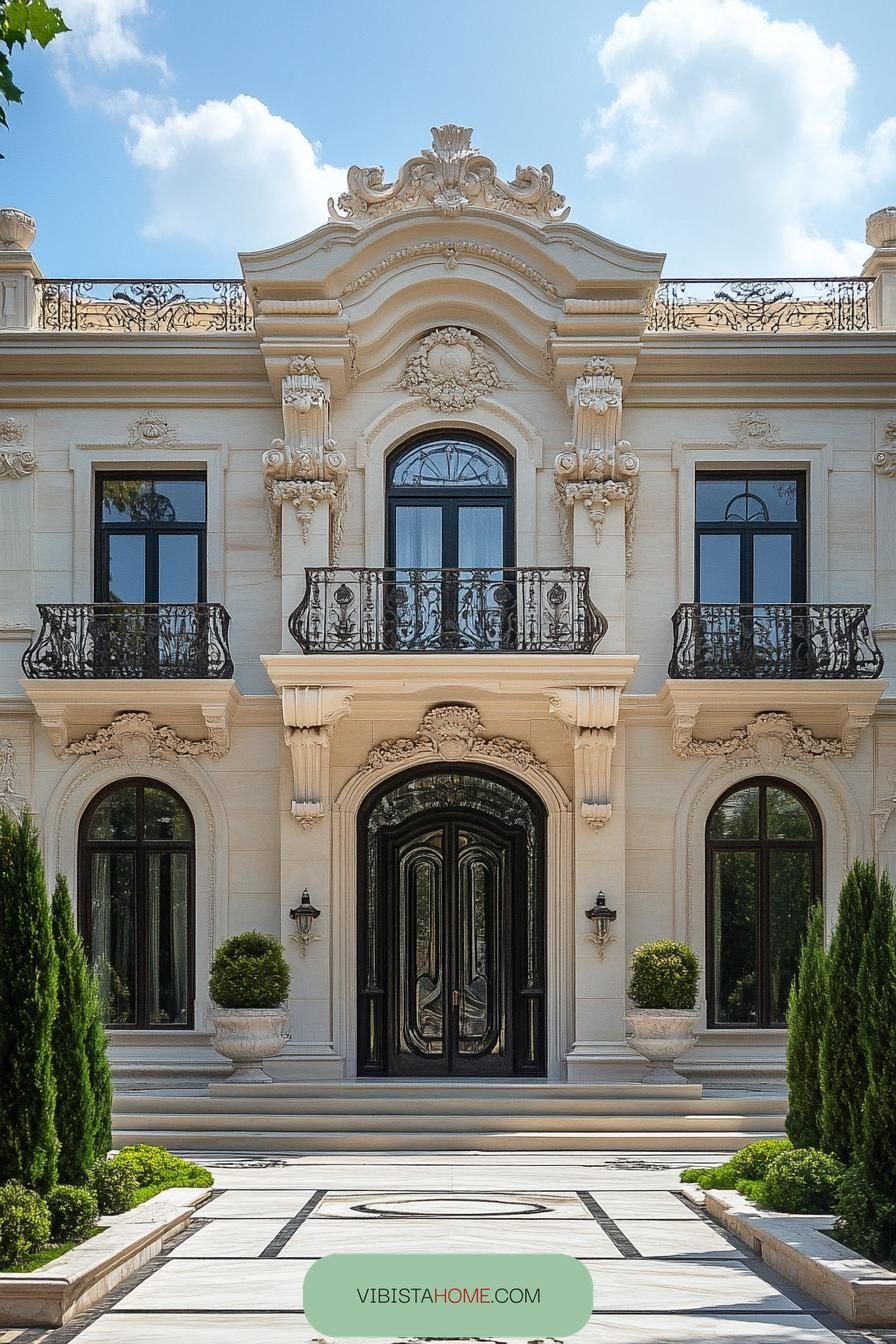Regal Railings on a Resplendent Retreat