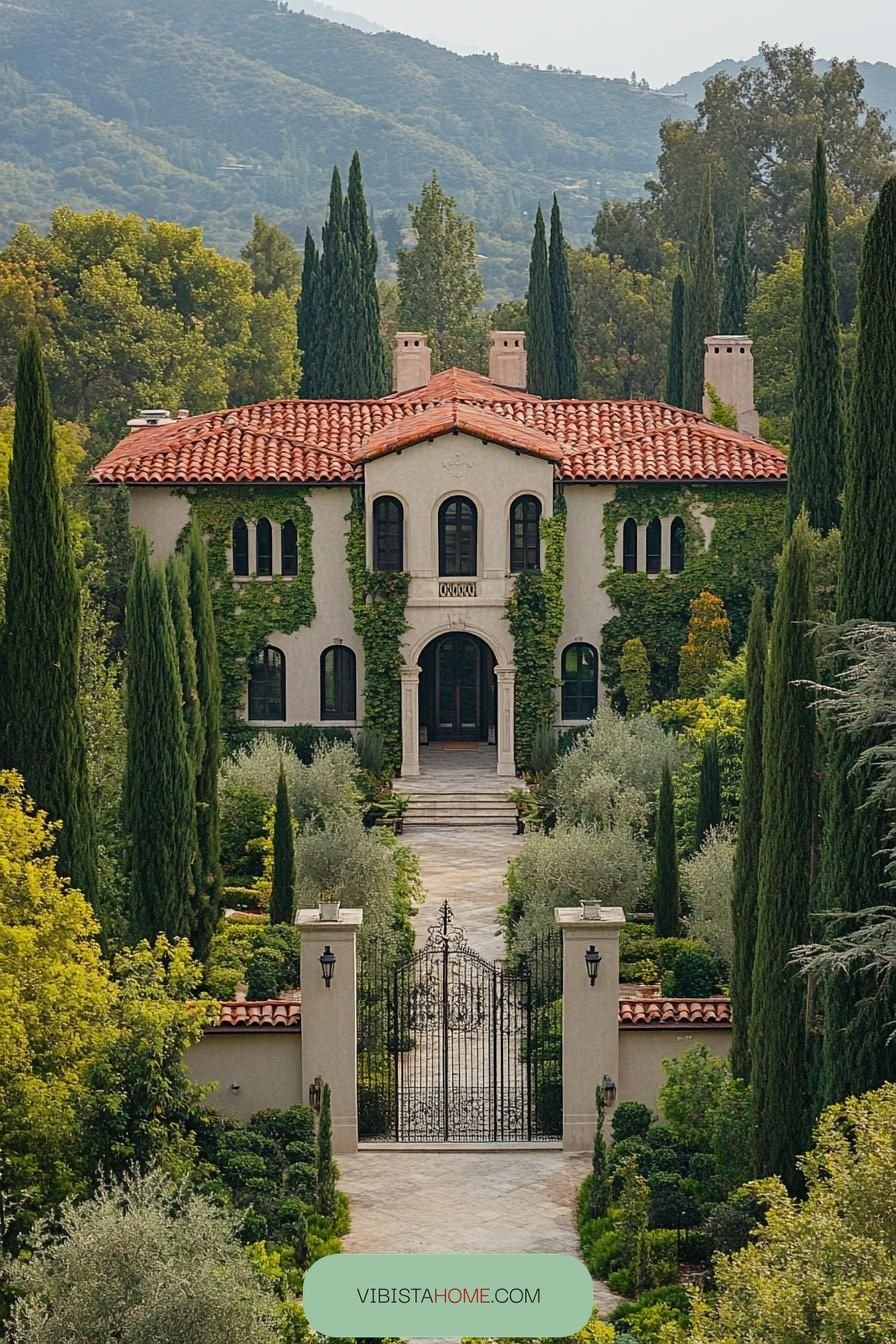Vine-Covered Terracotta Tranquility
