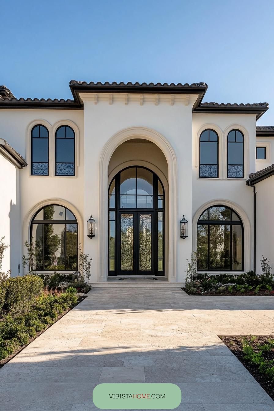 Arched Awesomeness in an Alabaster Abode