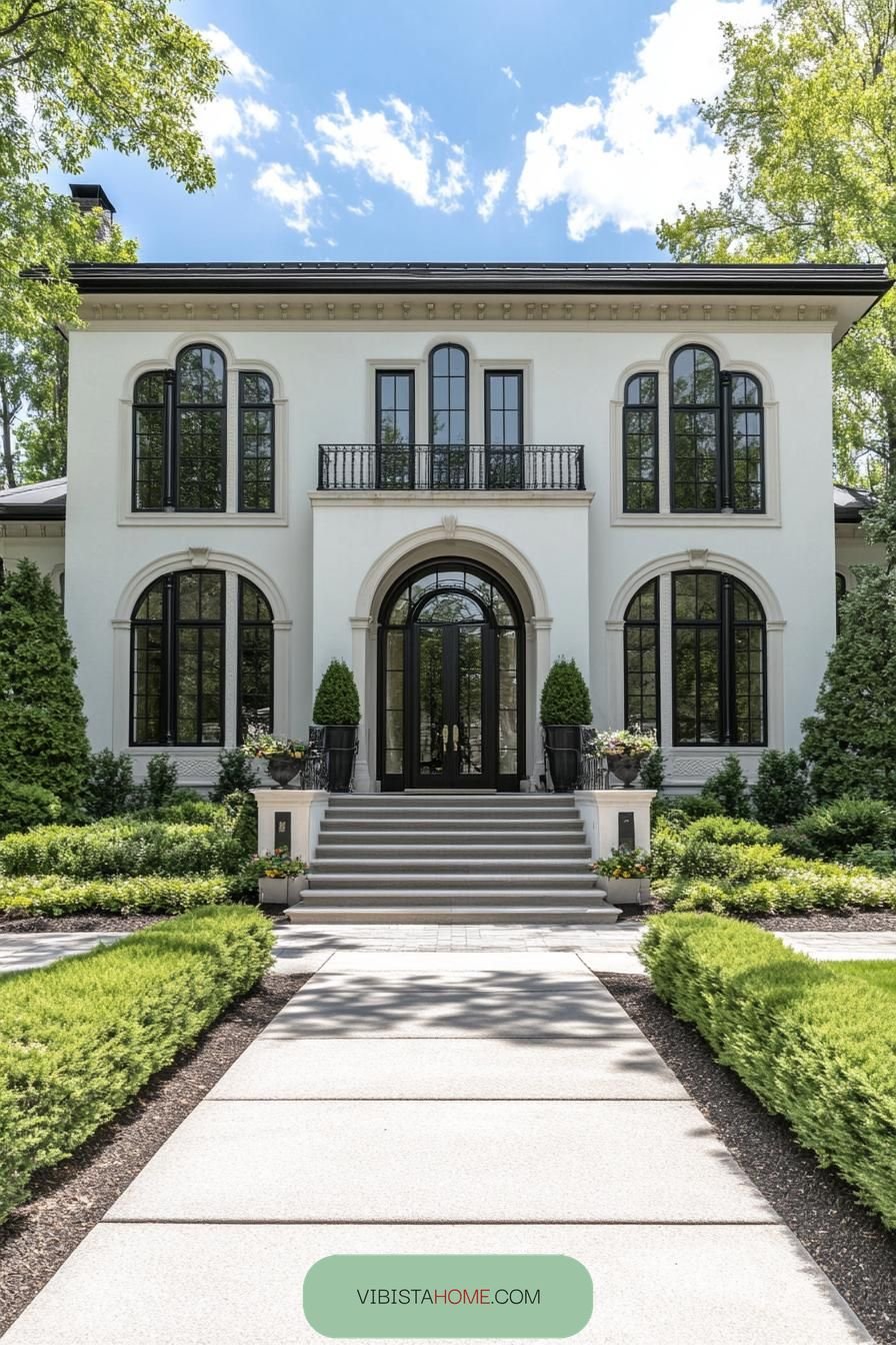 Garden Bliss Behind a Grandiose Gateway