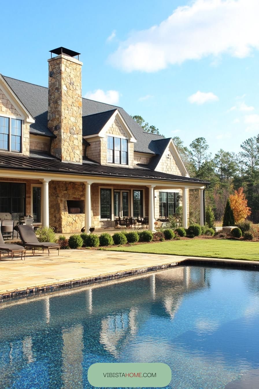 Poolside Perfection, Rustic Resplendence