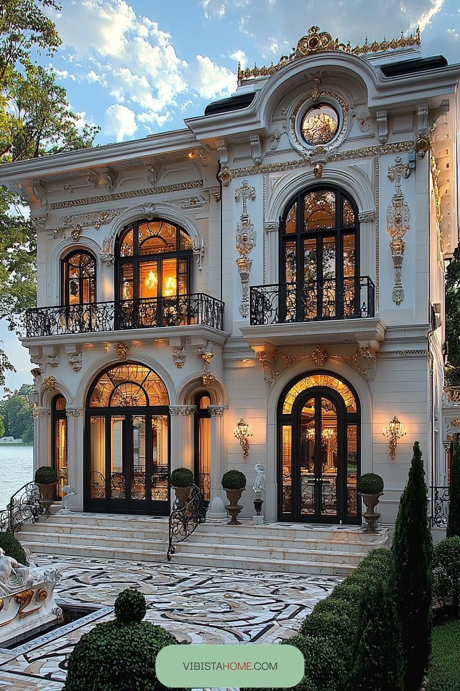 Lakeside Gilded Glamour