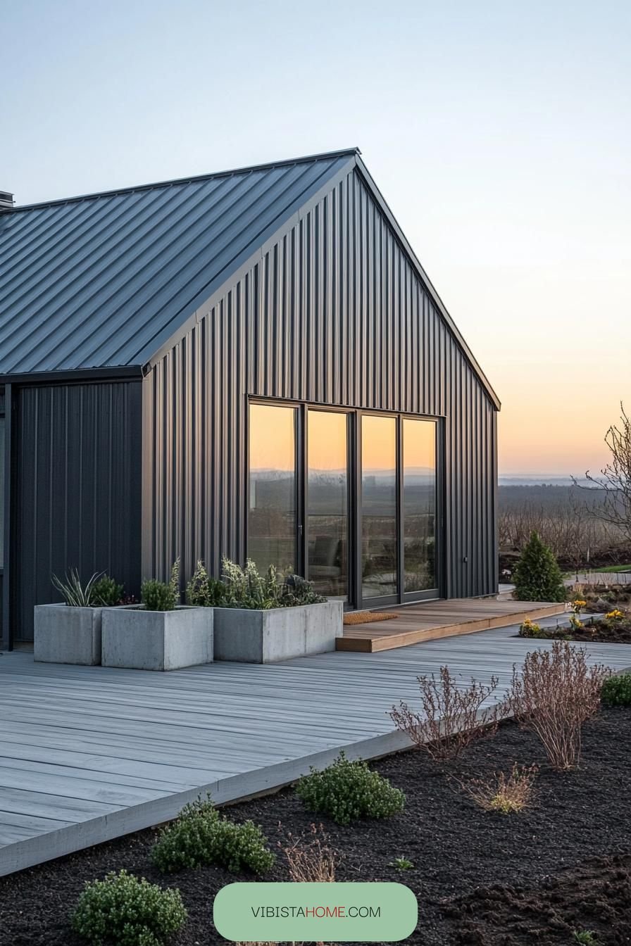Dusky Black Gable Haven