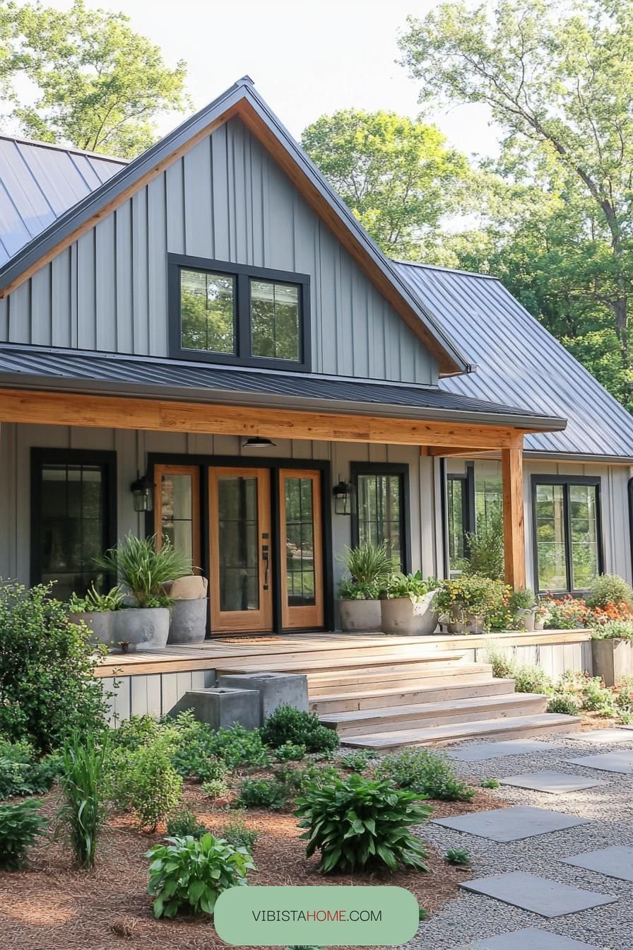 Gable Retreat with Natural Accents