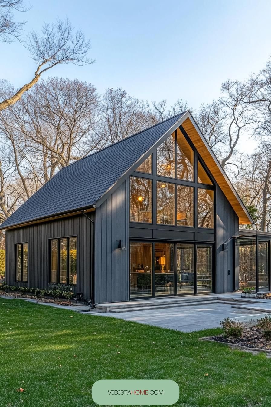 Angular Haven in Woodland Calm