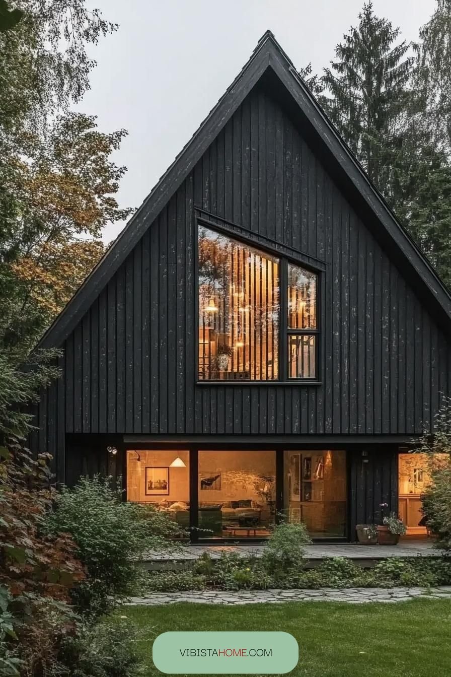 A-Frame Charm in Dusky Woods