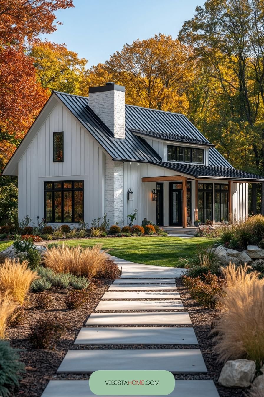 Idyllic Barn Retreat with Autumn Flair