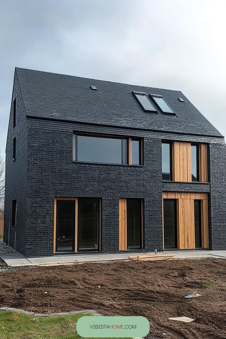 Wooden Accents on a Gothic Barn