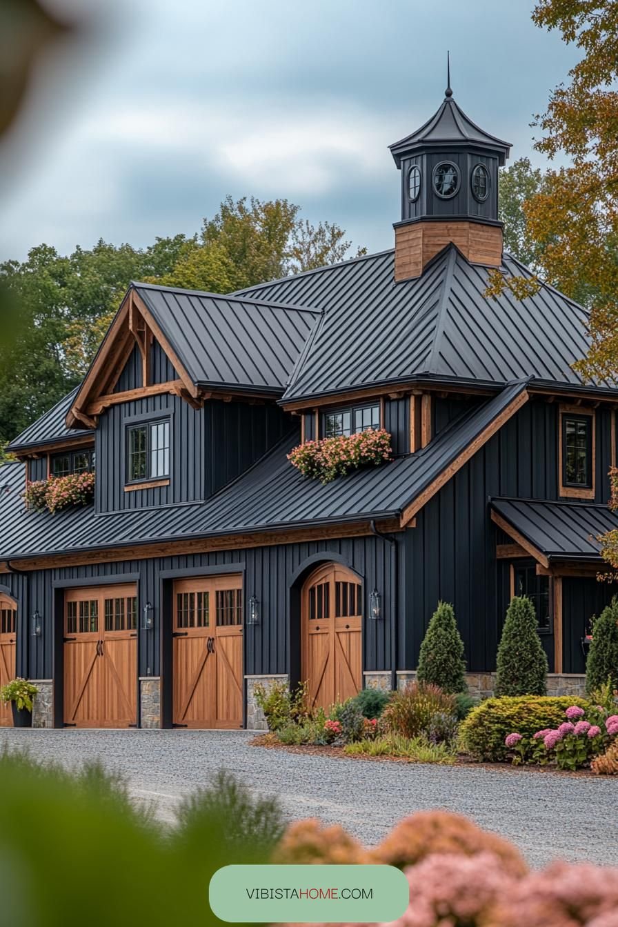 Farmhouse Chic Topped by a Cupola
