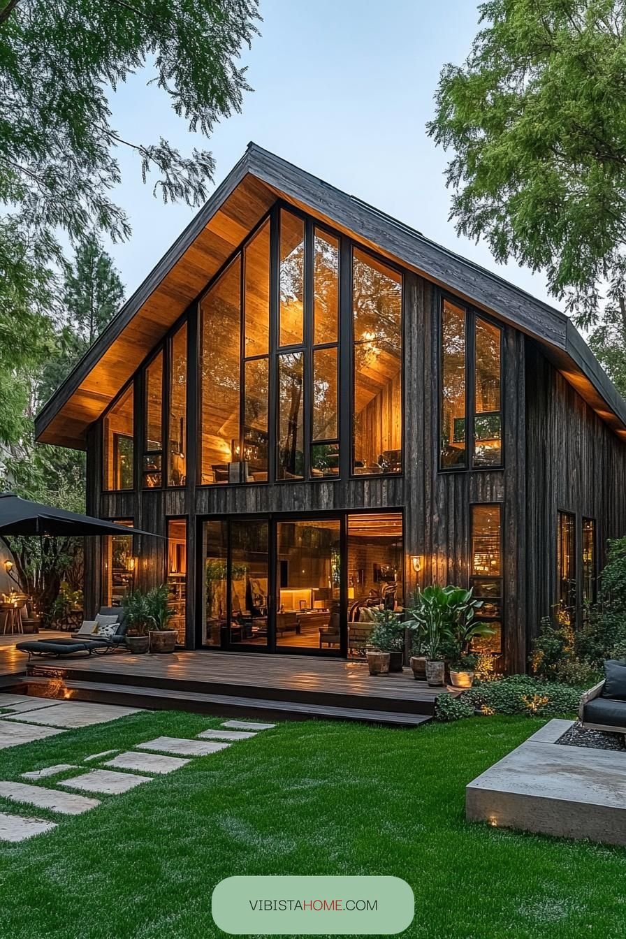 Glass Gala Under Leafy Canopy