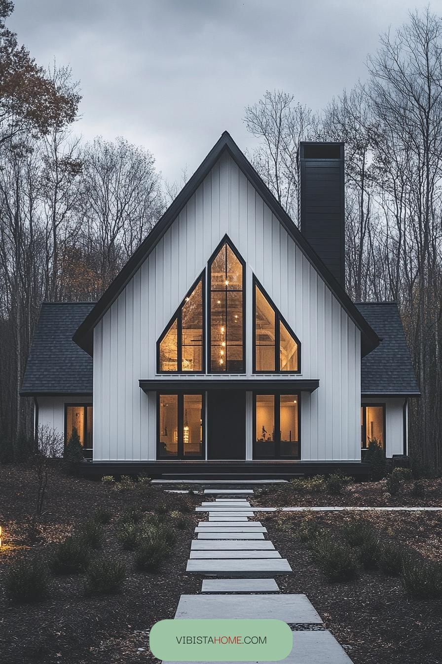 A-Frame Fantasy in Peaceful Woodland