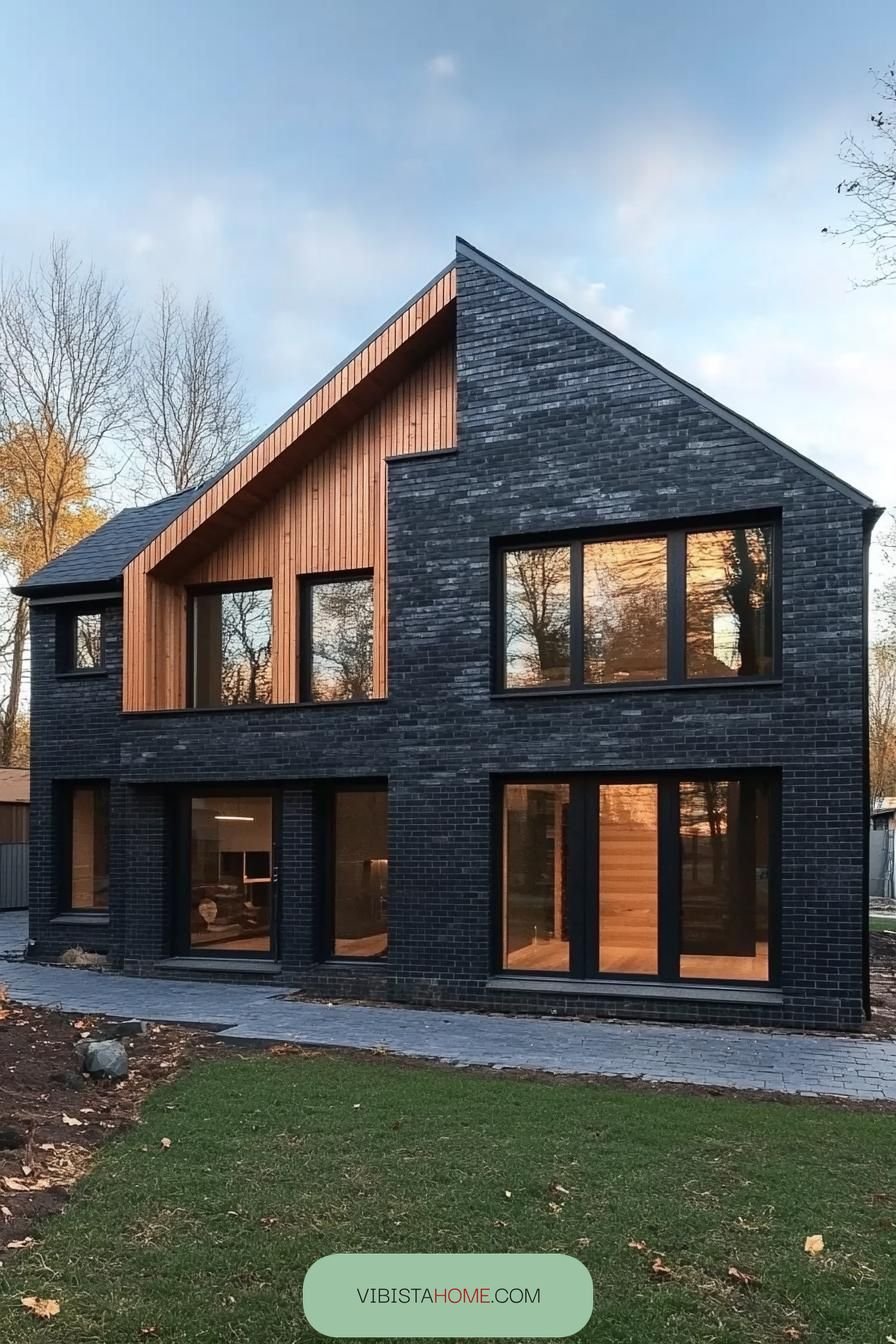 A-Frame Charisma Meets Brick Brilliance